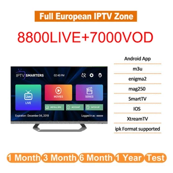 

IPTV Subscription Europe Asia Africa America Oceania Caribbean US UK CANADA For Smart TV Box PC Phone Enigma2 M3U Mag