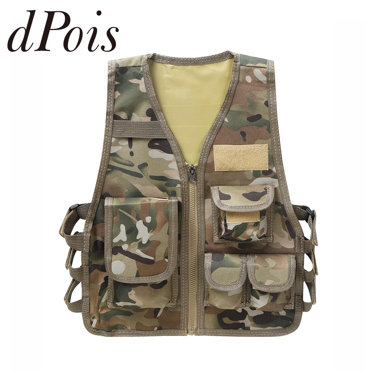 Детский маскарадный костюм Куртка для улицы игры CS Регулируемый жилет ролевых