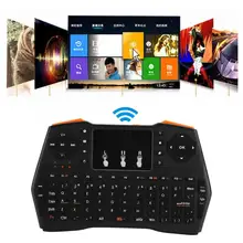 Air mouse I8plus 2,4G мини беспроводная QWERTY клавиатура многоточечный тачпад 3 dpi портативная клавиатура