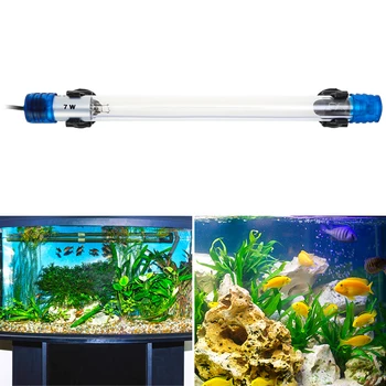 

Submersible UV Light LED Aquarium Water Clean Light Lamp for Aquarium Fish Tank Pond Water Clean 7W 110V Aquarium UV Lighting
