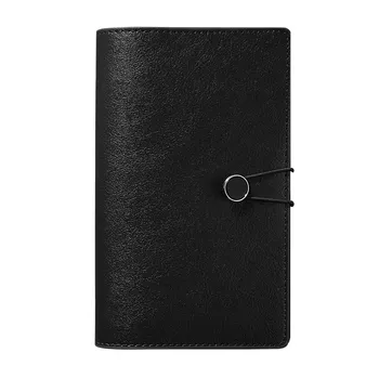 

A6 Binder Notebook and Journal Small Travelers Diary Spiral Notepad Soft Business Office Daily Note Book 6 Rings Line Sketchbook