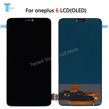 

100% Test OLED Quality For oneplus 6 LCD Display Touch screen Digitizer Assembly Replacement Parts For oneplus 6 A6000 LCD