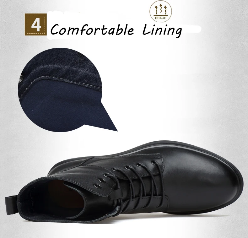 Черные меховые сапоги со стальным носком мужской большой размер 35-50 мужская обувь зимние ботинки Sepatu армейские ботинки Pria ботильоны мужские зимние ботинки