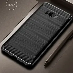 Для samsung Galaxy S8 + чехол из углеродного волокна, чехол для телефона с полной защитой для samsung S 8 S8 Plus, противоударный чехол-бампер