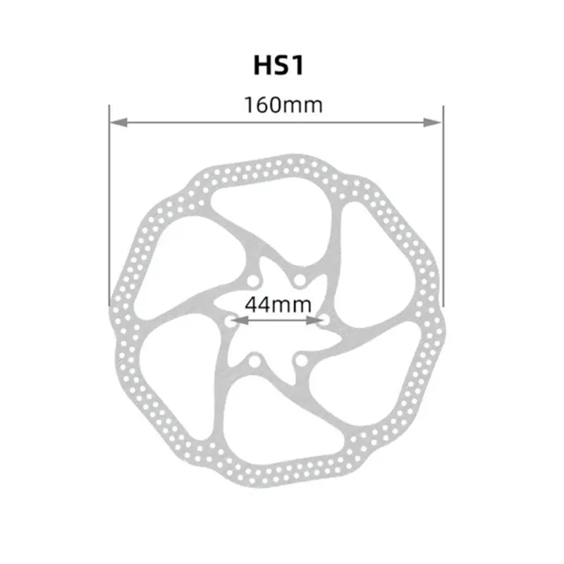 HS1 160 мм Прочный ротор дискового тормоза из нержавеющей стали для горного велосипеда с 6 болтами MTB велосипеды тормозной диск Аксессуары для велосипеда