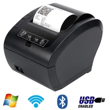 サーマルレシートプリンタ 80 ミリメートル Pos プリンタ WIFI/Bluetooth/USB/LAN/RS232 ポートオートカッターレストラン、ショップ