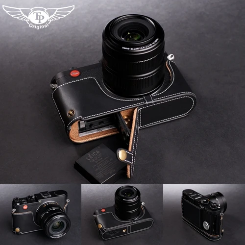Custodia Per Fotocamera In Vera Pelle Di Vacchetta Per Fotocamera Da Lavoro Manuale Custodia Per Custodia Protettiva Per Leica X Xv Vario Mini M Typ11