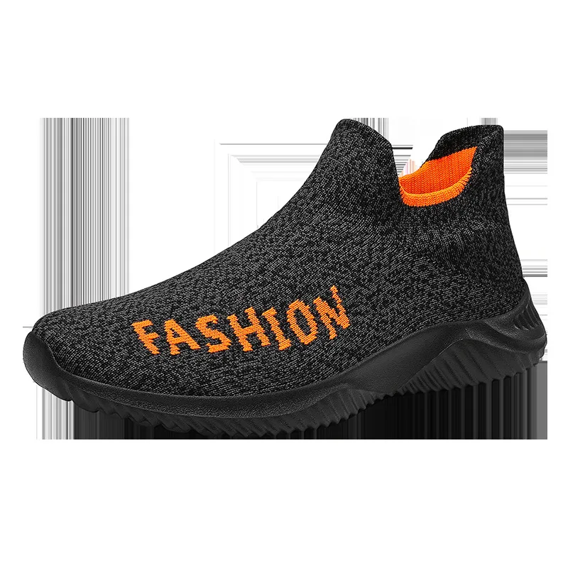 Dark gray orange Новинка; Мужская обувь для тенниса; дышащие кроссовки; мужские повседневные женские теннисные кроссовки; feminino; кроссовки для гимнастики; большие размеры 35-48 - Цвет: Dark gray orange