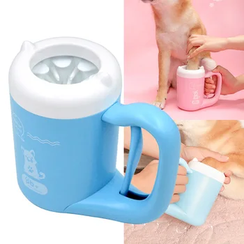 

Dog Paw Cleaner Portable Pet Paw Washer 360 Degree Soft Silicone Cleaning Brush Paw Cleaner for Dogs and Cats
