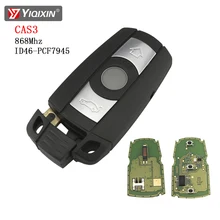 YIQIXIN 3 زر مفتاح ذكي عن بعد 868Mhz CAS3 ID46-PCF7953 رقاقة مفتاح التحكم الذكي لسيارات BMW 1/3/5/7 سلسلة X5 X6 Z4 X5