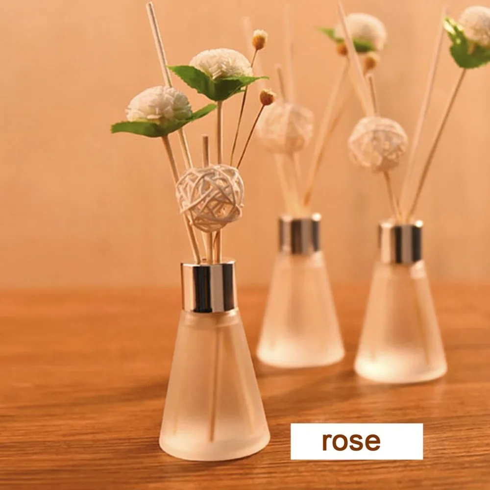 34 No-fire Rattan Aromatherapy Lavender Rose Sea Lily Lemon Diffusers Household Bathroom Rattan Glass Bottle