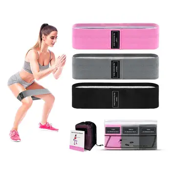 

Hip Resistance Bands Heavy Duty Booty Bands Elastic Rope Stretch Arm Apparatus 3pcs/Set Polyester Cotton Fitness Equipments