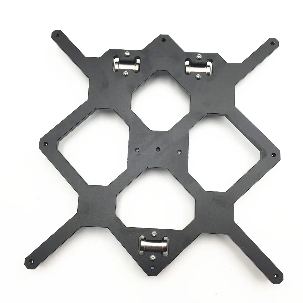 Клонированный Prusa i3 MK3 3d принтер Алюминиевый Y карета с 3 шт. нейлоновые зажимы держа LM8UU для Prusa i3 3d принтер запчасти