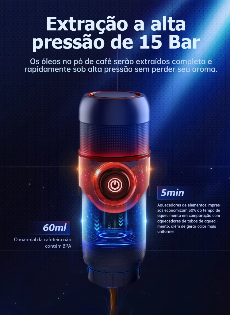 Hibrew portátil máquina de café para o