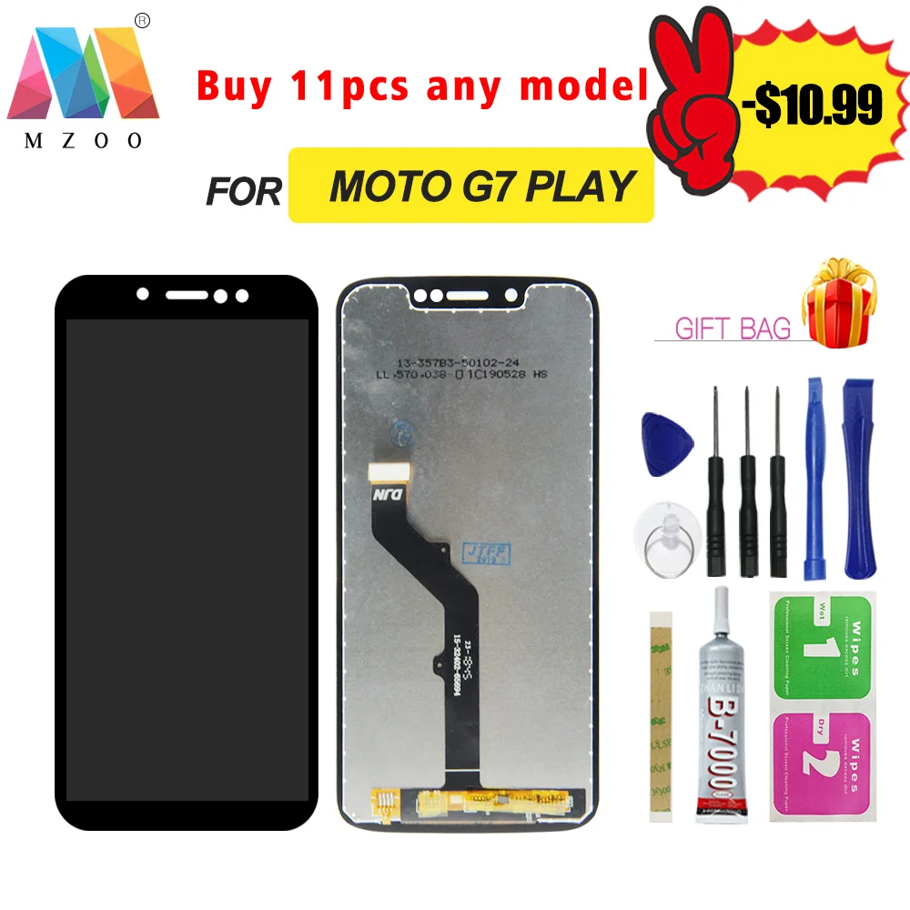 

High Quality LCD For Motorola Moto G7 Play XT1952 LCD Display Sreen Touch Digitizer Replacement Assembly Panel Parts With Fram