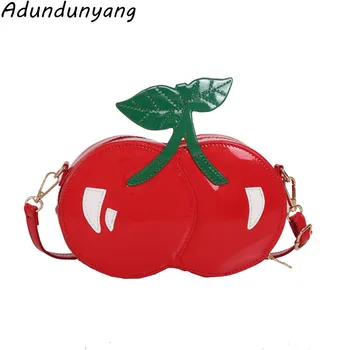 

Fashion bag cherry shape female bag 2020 new women shoulder messenger bag Korean personality bag