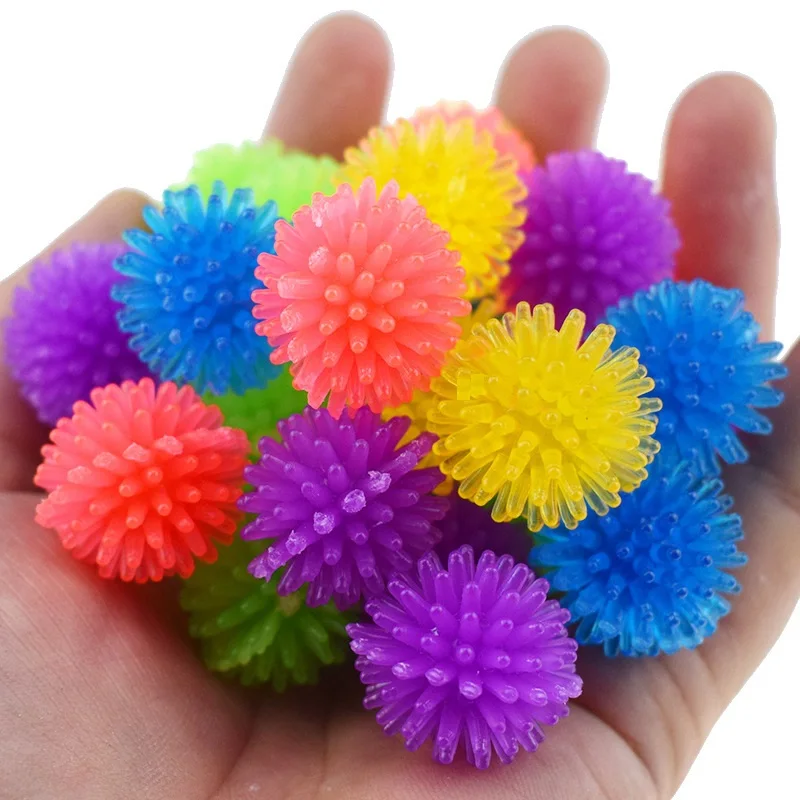 12Pc Hedgehog Ball Vent Decompression Myrica Rubra Mini Toy Yoga Muscle Relaxation Acupoint Grip Fitness Touch Training Kneading