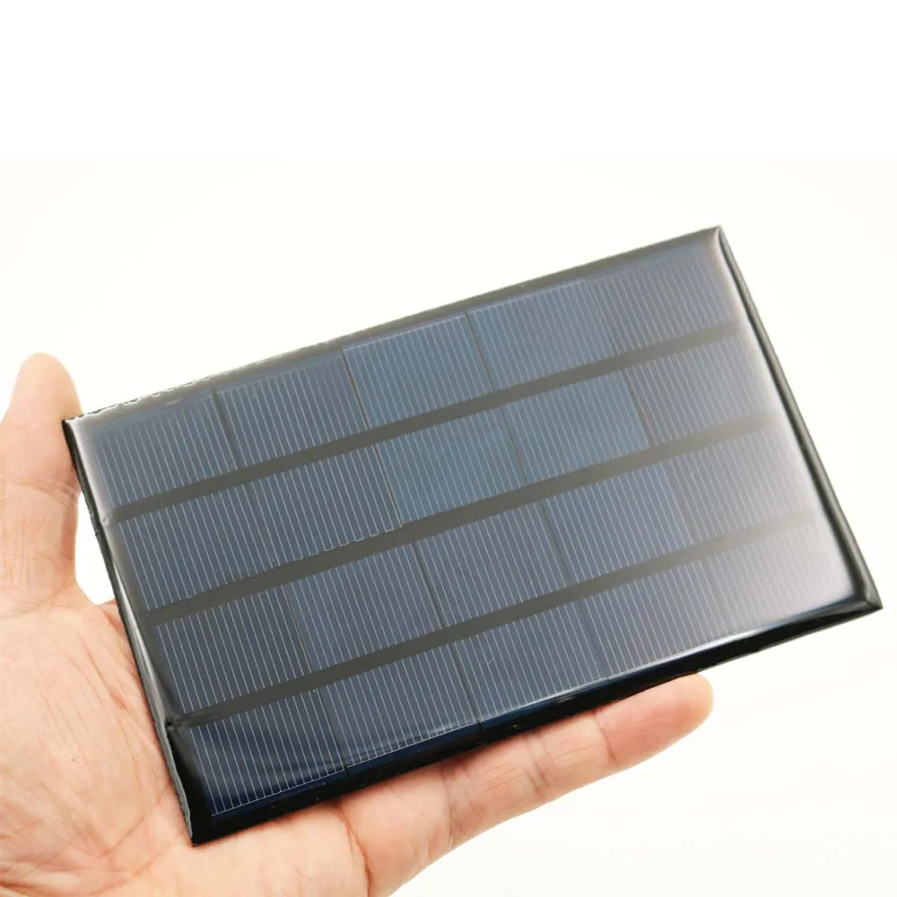 5V 2W Mini Solar Cell Panel Standard эпоксидный поликристаллический Silicon DIY батарея заряд энергии