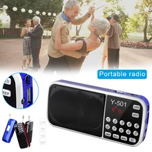 Портативный радио высокой мощности MP3-плеер цифровой аудио музыкальный плеер с светодиодный фонарик IJS998