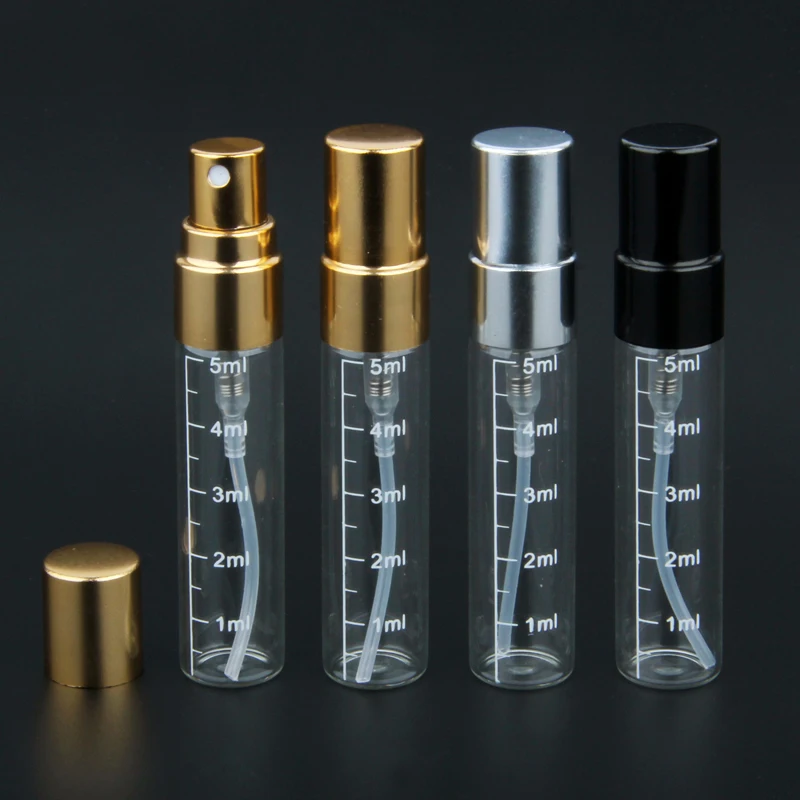 5ml/10 ml/30 ml/30 ml 빈 향수 병 알루미늄 스프레이 분무기 휴대용 여행 화장품 용기 개/몫