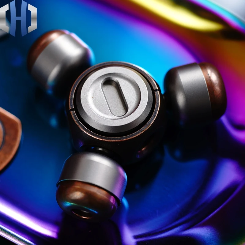 Пальцевый гироскоп из титанового сплава и меди портативный для взрослых