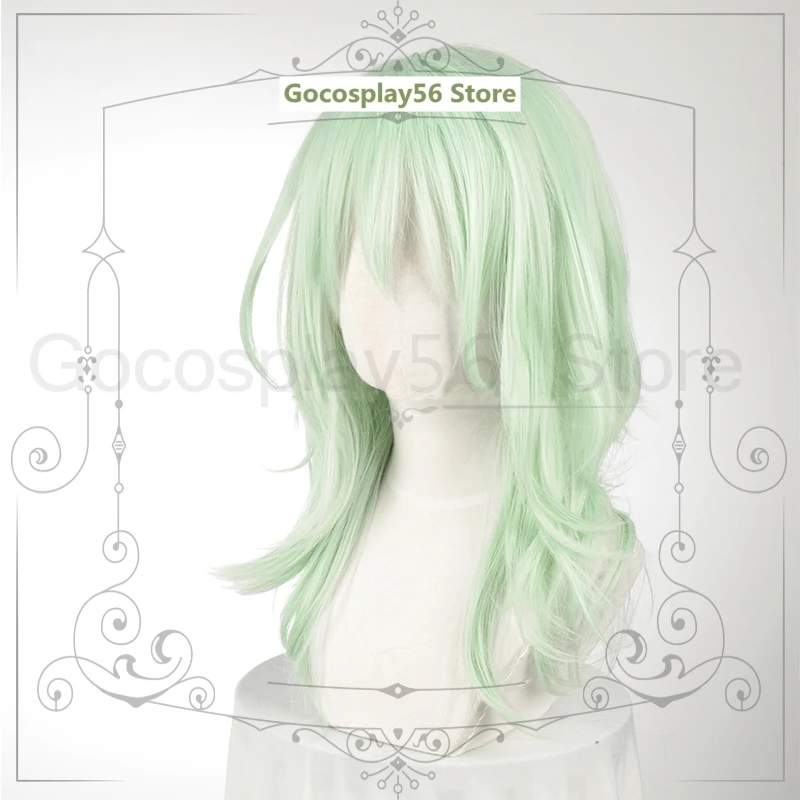 2 Colors Fire Emblem ThreeHouses Byleth Wig Female Blue Green Long Cosplay Hair Curly Curls Synthetic Women Comiket Role Play