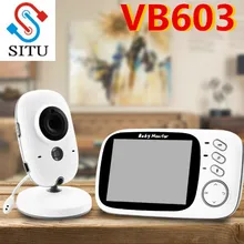VB603 беспроводной видео цветной детский монитор с 3,2 дюймовым ЖК-дисплеем 2 способа аудио разговора ночного видения камеры наблюдения няня