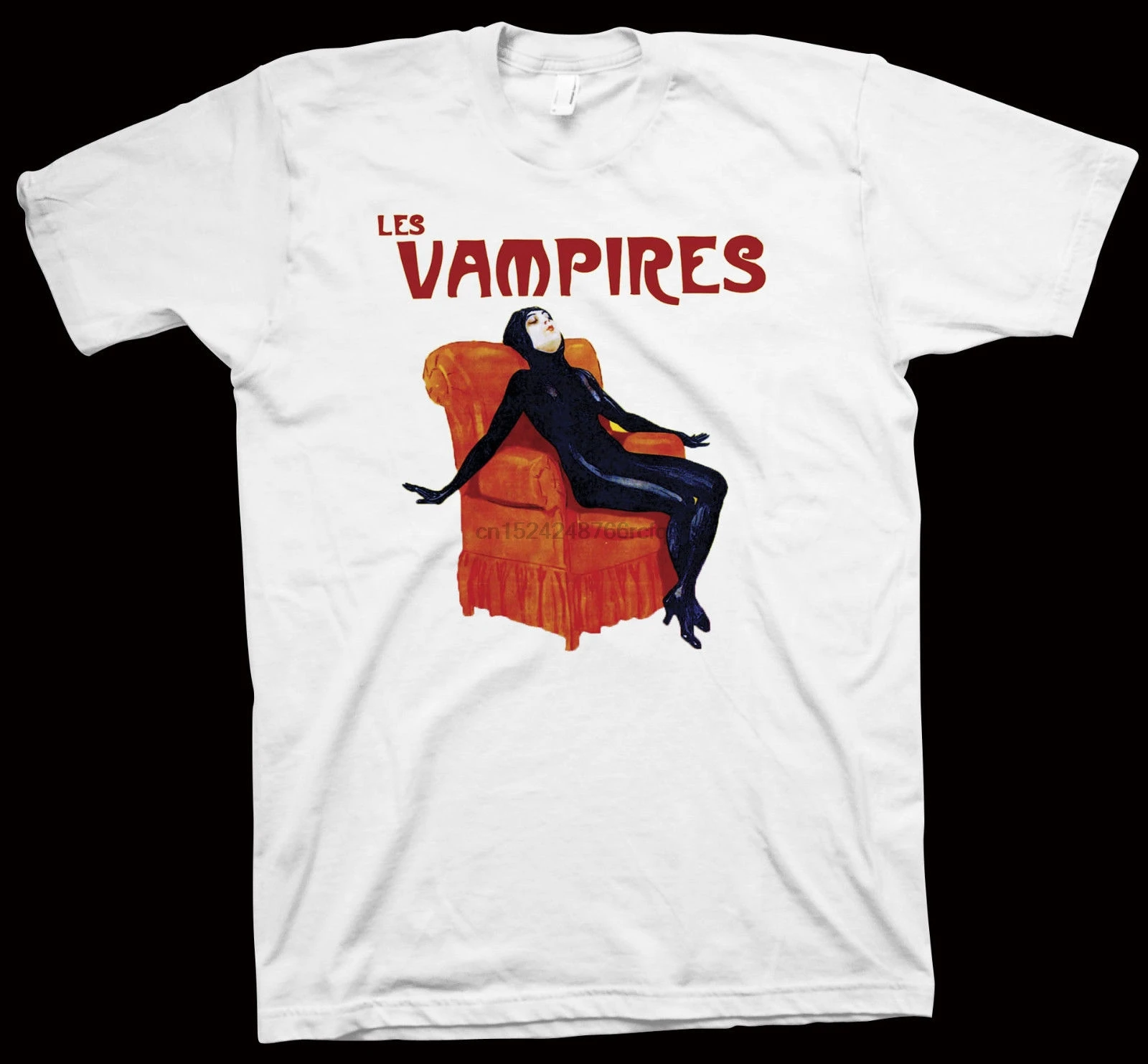 Les Vampires T-Shirt Louis Feuillade Edouard Mathe Musidora Cinema Film Movie |