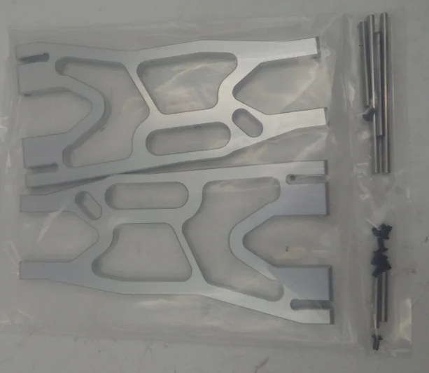 CNC сплав верхний+ нижний передний задний рычаг подвески набор для Traxxas X-maxx 1/5 Rc автомобиль