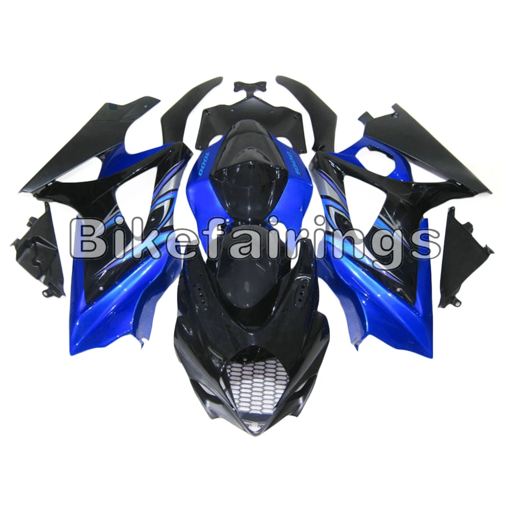 Синий черный спортивный велосипед рамы кузова для Suzuki GSXR1000 K7 2007 2008 ABS инъекция GSXR