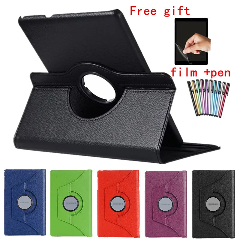 T550 360 Rotating Case for Samsung Galaxy Tab A 10.1 2019 T510/T530 S5E 10.5 T720 T590 T580 T560 T290 S6 Lite 10.4 P610 Cover-0