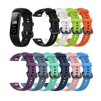 

Sport silicone watch band For Huawei Honor 4 smart watch wristband Replacement Original soft fashion strap Bracelet Fitness band