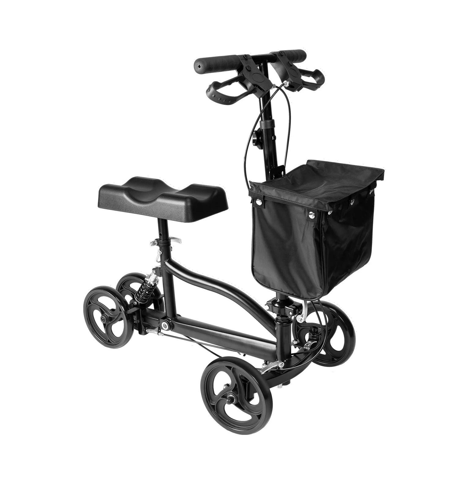 Foldable Knee Walker Heavy Duty Knee Scooter Outdoor Indoor Walking Aid