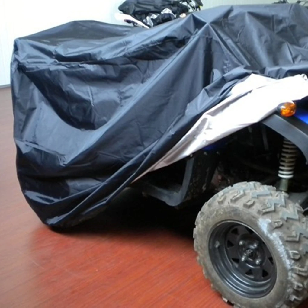 190T ATV автомобильные чехлы для автомобилей Водонепроницаемые пылезащитные дождевики навес открытый серебряный черный