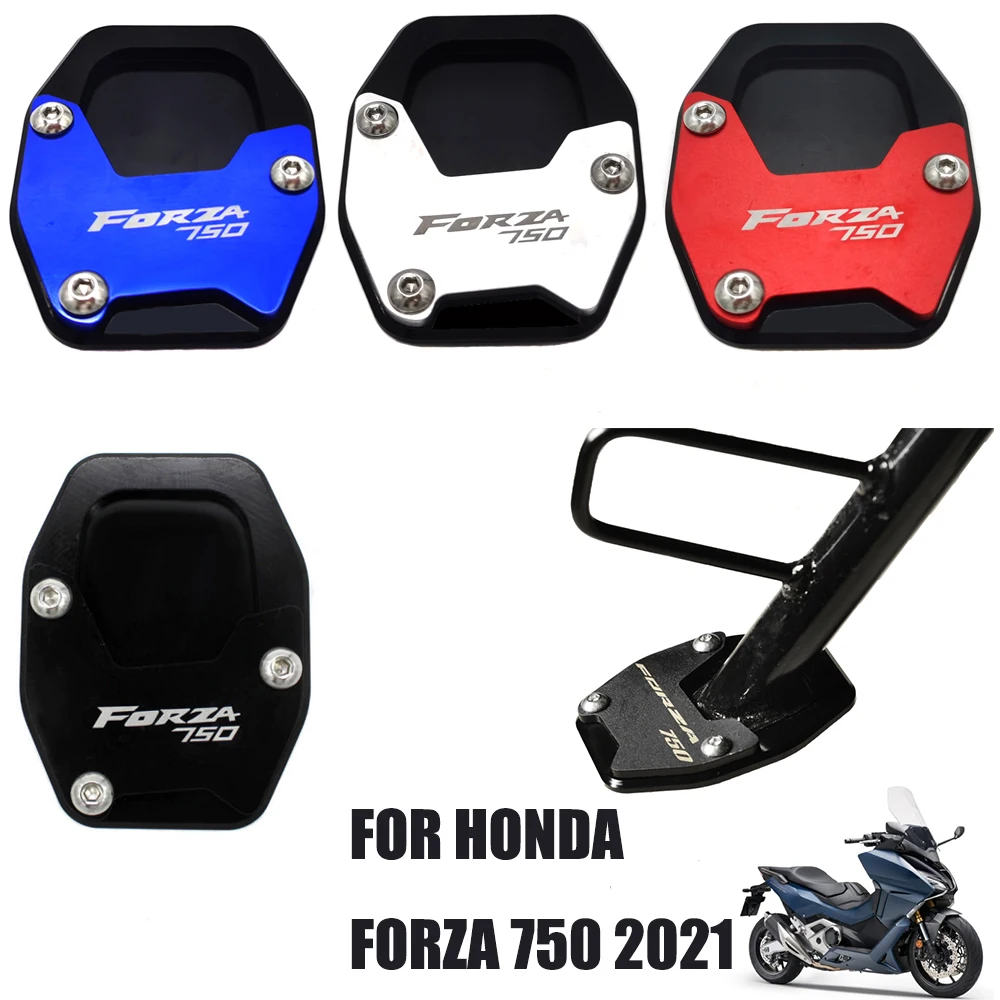

For HONDA Forza 750 FORZA750 Forza750 2020-2022 Motorcycle CNC Aluminum Kickstand Foot Side Stand Extension Pad Support Plate