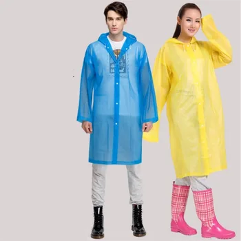 

Siamese Windproof Thickening Adult Rainsuit EVA Environmental Poncho Travel Rain gear Outdoor Hiking Breathable Rain Coat 7R30
