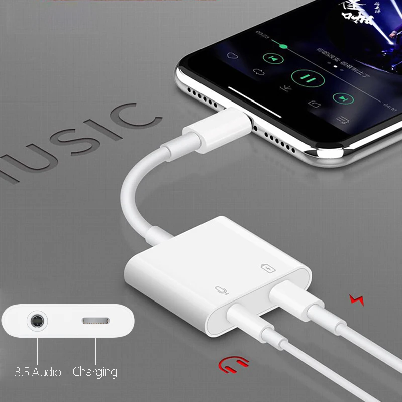 3,5 мм Адаптеры кабель для подключения наушников для IOS Syetem наушников Adaptador для iPhone 7 8 X AUX аудио адаптер для Lightning