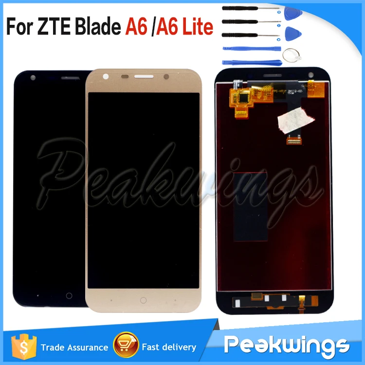 Протестированный ЖК-дисплей для zte Blade A6/A6 Lite A0620 ЖК-дисплей с сенсорным экраном в сборе для zte A6 Lite lcd