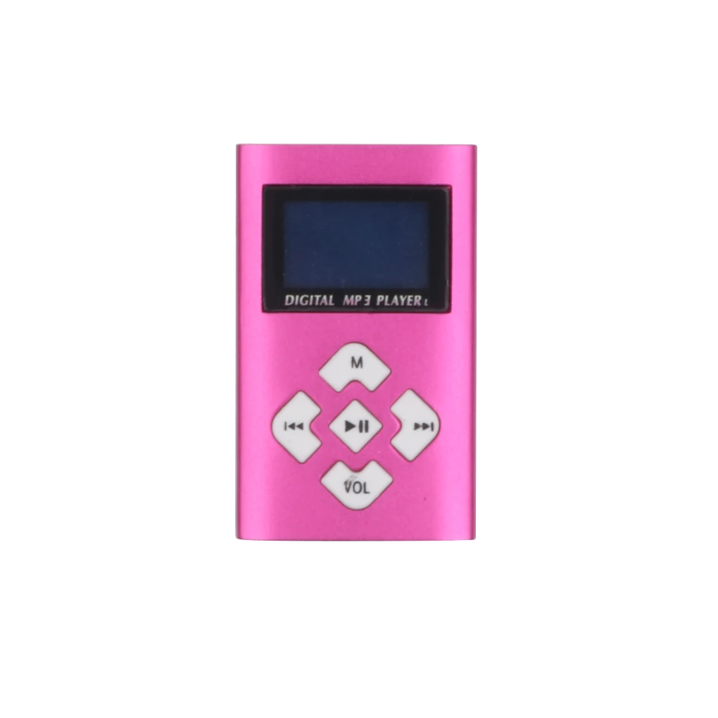 1 шт. HIFI USB мини MP3 музыкальный плеер ЖК-экран Поддержка TF карты mp3-плееры+ наушники