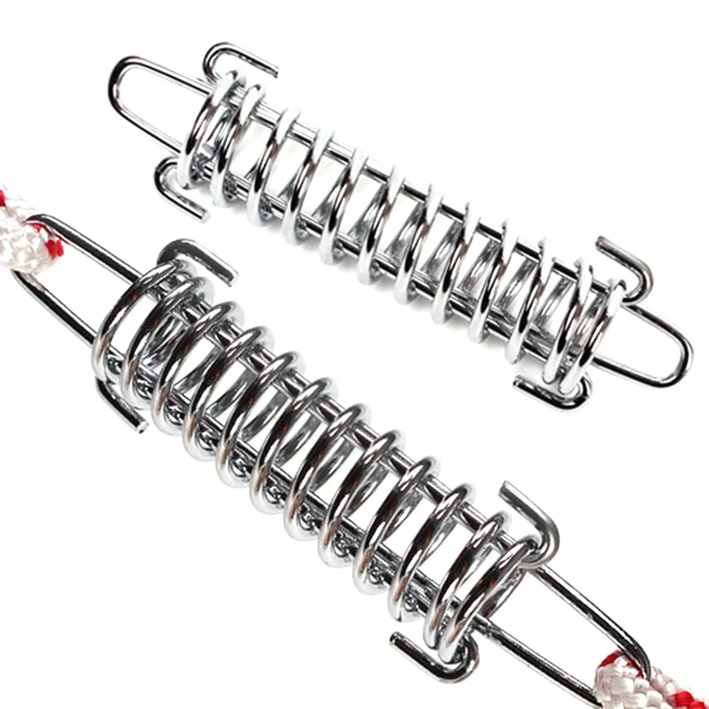 

2PCS NEW Camping Tent Electric Fence Spring Buckle High Elasticity Strength fulcrum pawl tensors spring