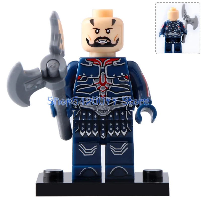 8 шт. X0185 супер герой фигурка Тора Локи топаз Heimdall Hela Surtur Valkyrie палач Набор Модель Строительные блоки детские игрушки