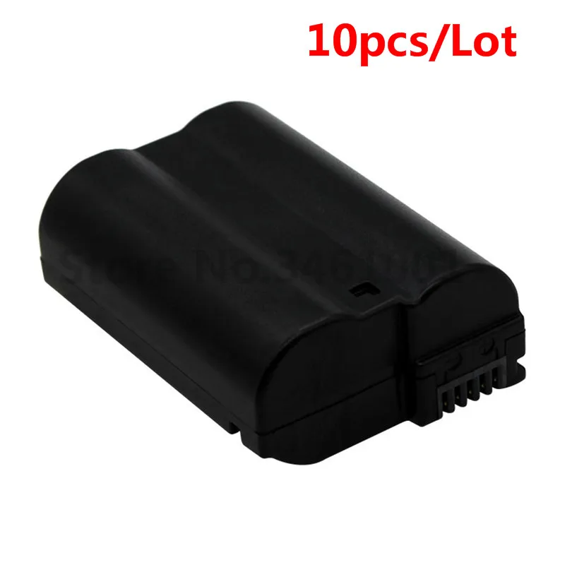 10 шт./лот EN-EL15 Battery EN EL15 ENEL15 комплект батарей для камеры Nikon D600 D610 D600E D800 D800E D810 D7000 7100