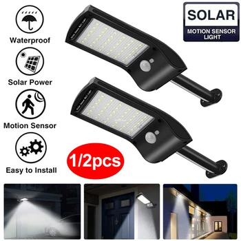 

LED Solar Light Outdoor Solar wall lamp PIR Motion Sensor Wall Light Waterproof Solar Powered Sunlight for Garden Decoration