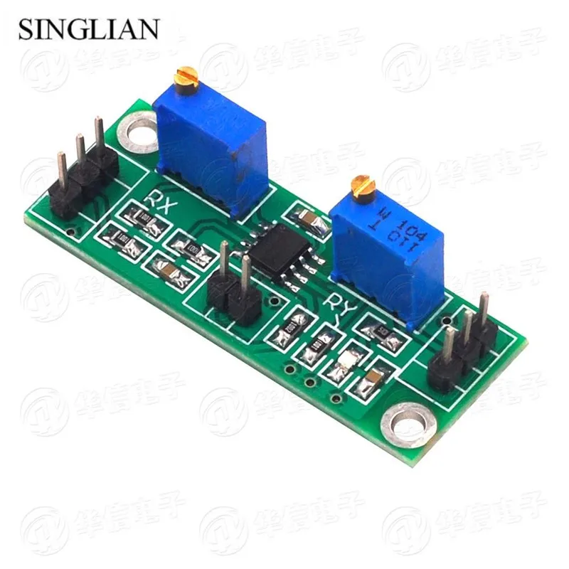 LM358 усилитель слабых сигналов напряжения двухступенчатый операционный модуль