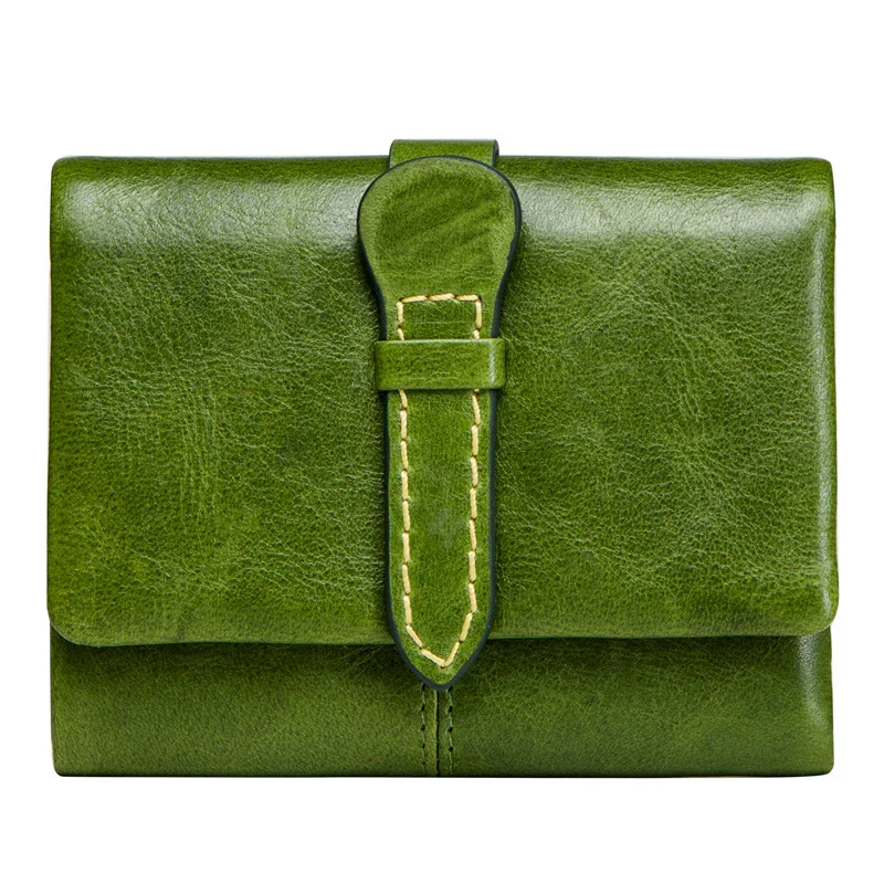 Женские кошельки кошелек из натуральной кожи повседневный короткий клатч сумка