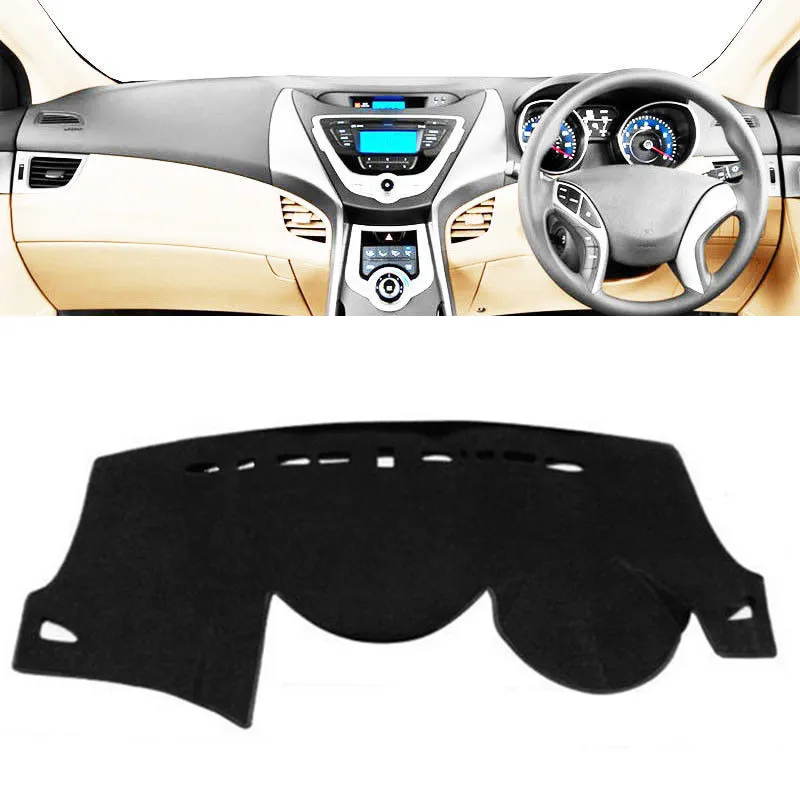 Для hyundai Elantra 2011 2012 2013 чехол на приборную панель коврик для приборной панели солнцезащитный тент инструмент ковер аксессуары для стайлинга автомобилей