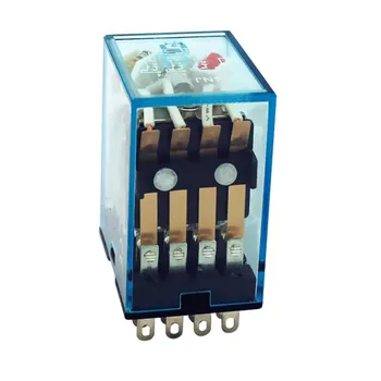 

HH54P my4nj relay 4pdt 48v (5pcs) rele 12v 5a 14pin dc ac rele 220v 24v 5A mini power electromagnetic free shipping