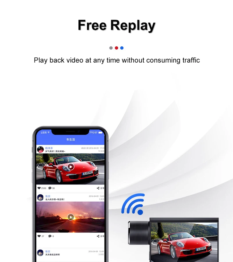 QPLOVE Автомобильный видеорегистратор HD1080P с дистанционным управлением, Dash Cam, 3 дюйма, ips, большой экран, сенсорное зондирование, супер ночное видение, беспроводная Wi-Fi автомобильная камера