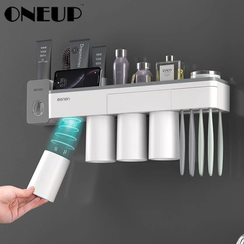 ONEUP Магнитный поглощающий инвертированный держатель зубной щетки очищающее