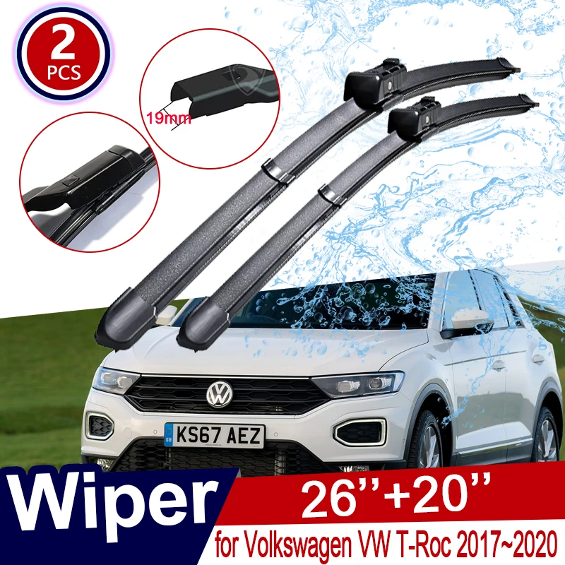 Per Volkswagen VW t-roc 2017 ~ 2020 2018 2019 TROC T Roc spazzola  tergicristallo anteriore tergicristalli accessori auto - AliExpress